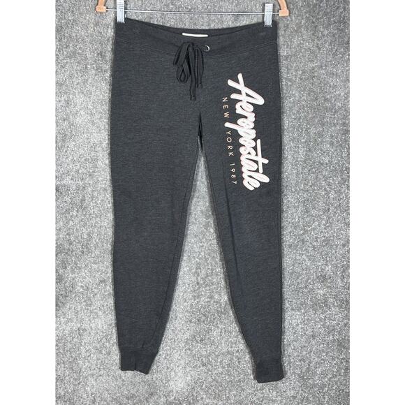 Aeropostale SPELLOUT Pull On Drawstring Jogger Lounge Sweatpants Womens Size XS‎ - Picture 1 of 9